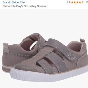 Stride Rite Toddler Hadley Gray Khaki Sneaker Sandal Size 9M